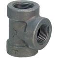 Anvil 8700120606 1.25 in. Malleable Iron Pipe Fitting Black Tee 230250